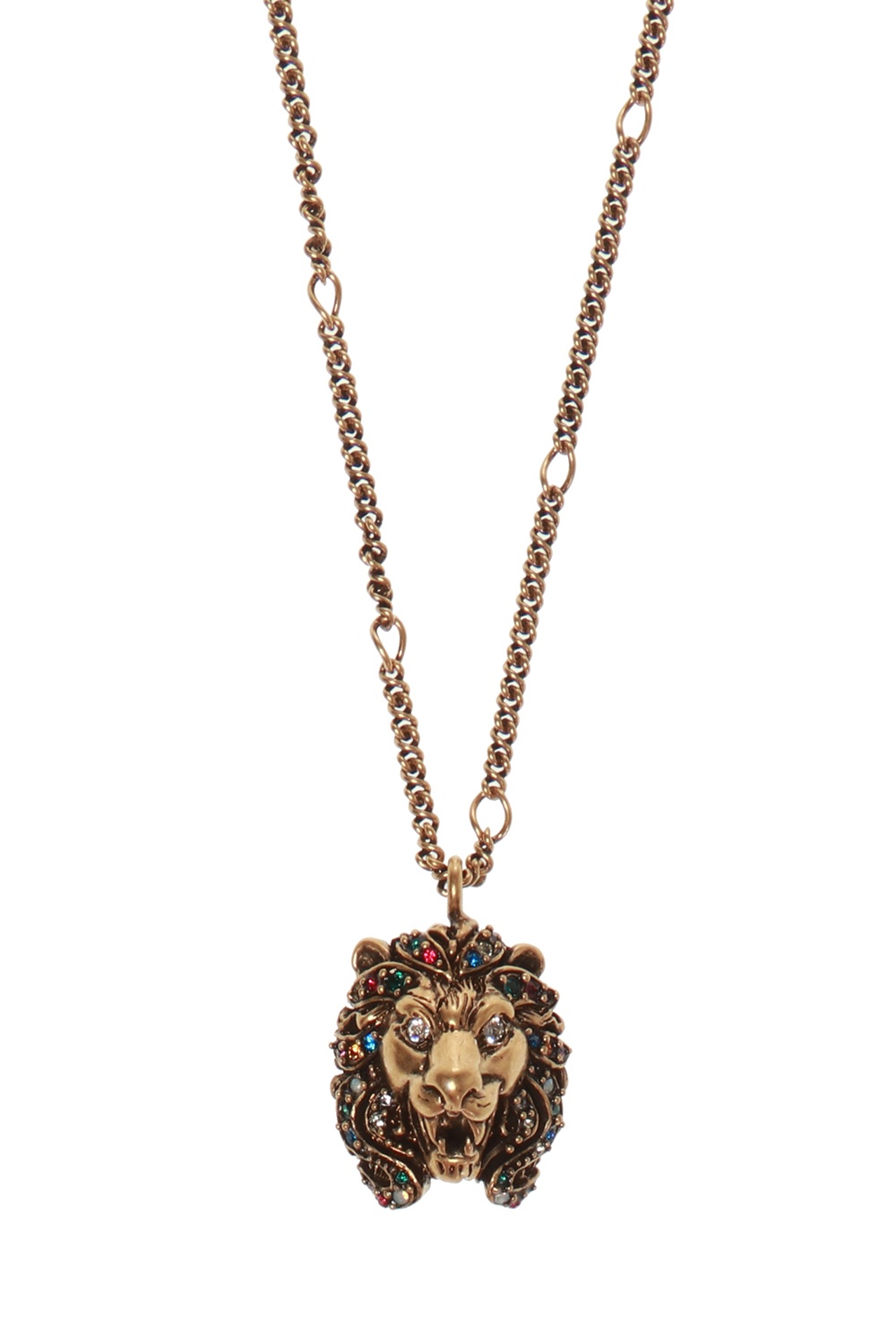 Lion head necklace Gucci - Vitkac Singapore